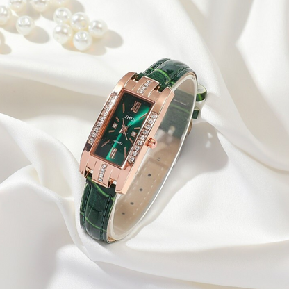 Esencia Esmeralda: Reloj de Elegancia Atemporal