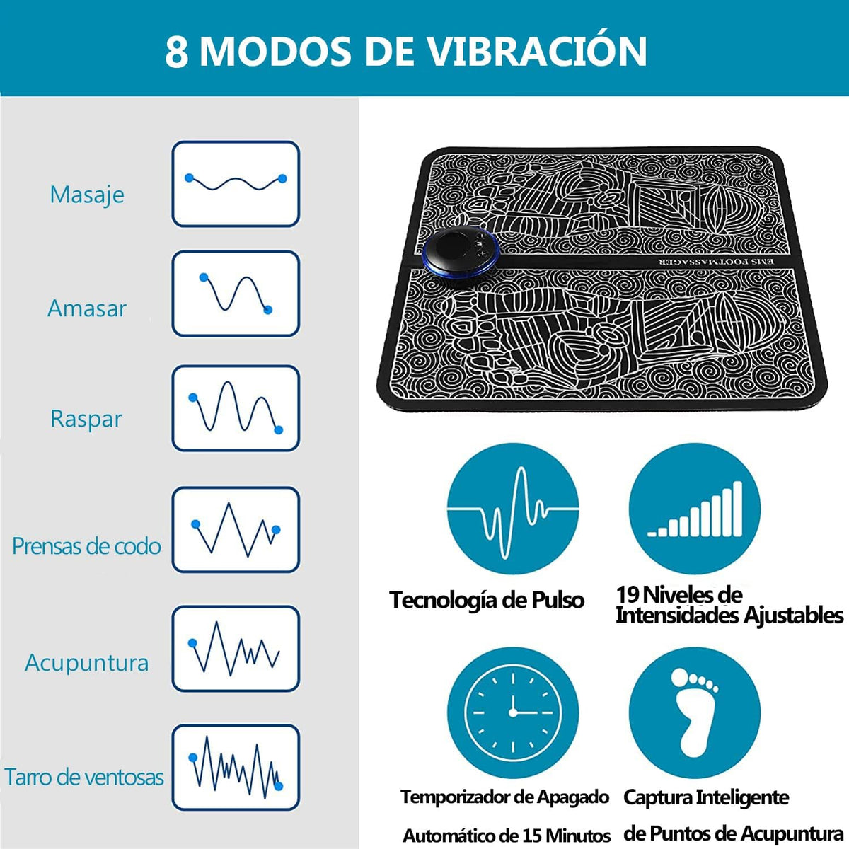 Masajeador de Pie Recargable