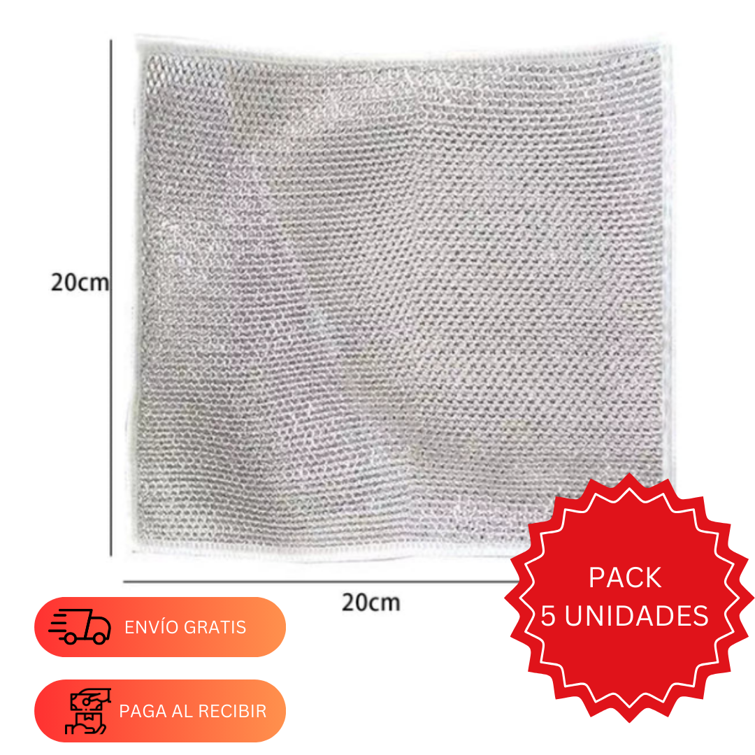 Paños de Limpieza ClarifyX- Pack 5 unidades.