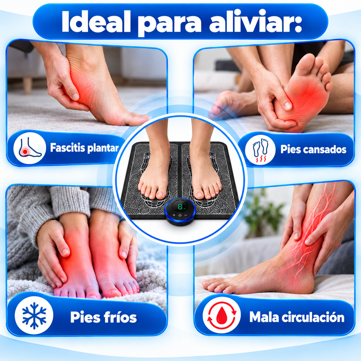 Masajeador de Pie Recargable